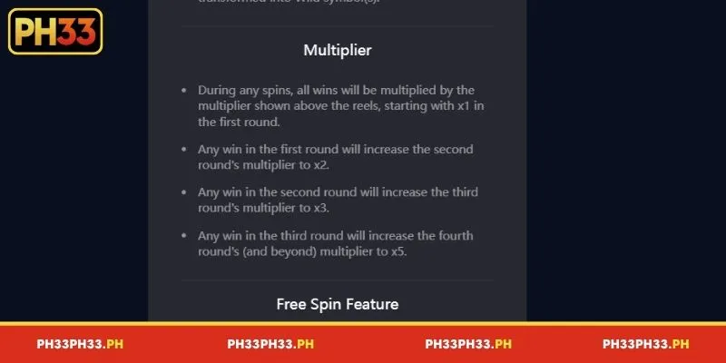 Features and multiplier mechanics