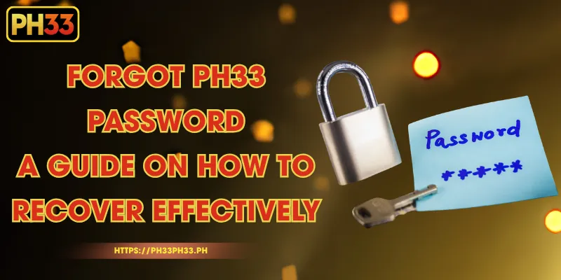 Forgot PH33 Password - A Guide on How to Recover Effectively