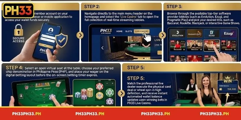 Guide to Joining PH33 Live Casino