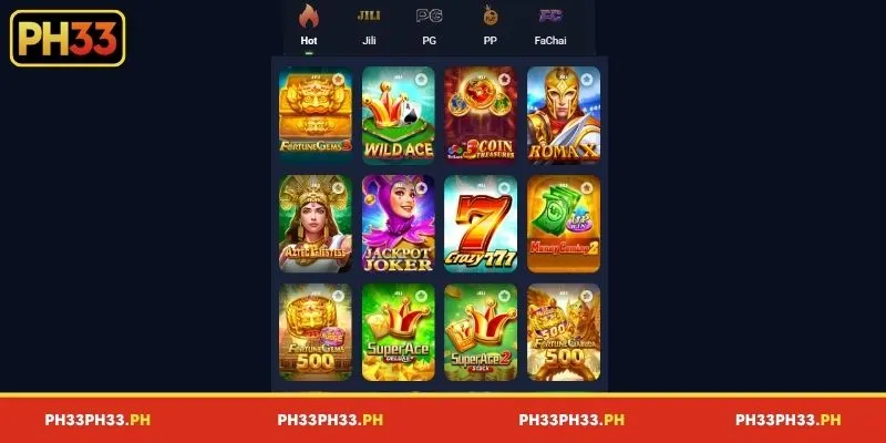 Guide to playing slot games at PH33