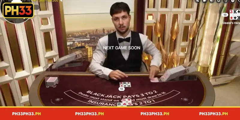PH33 Black Jack: Win, Loss, and Push Conditions