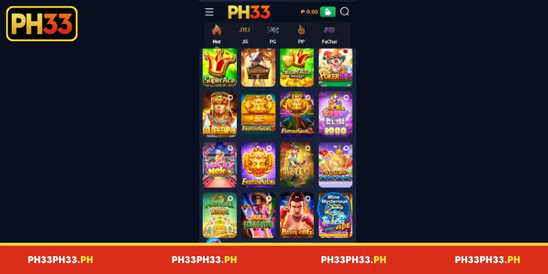 Slot Games on PH33 - Explore Exciting Digital Gaming Options
