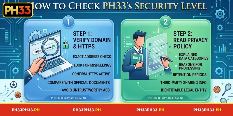 Steps to Assess PH33’s Security Standards