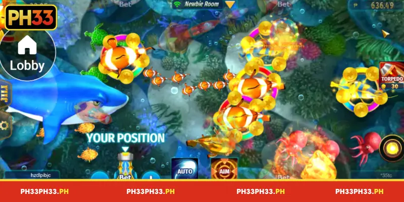 Target Behavior and Shooting Rules in PH33 Happy Fishing
