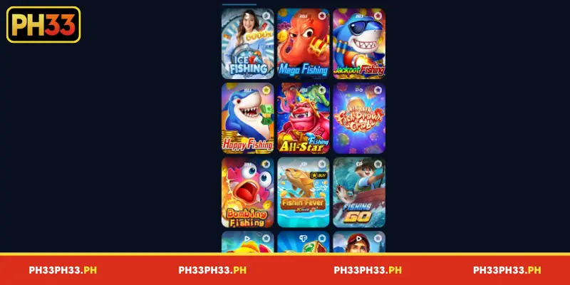 Top Fish Shooting Games in the PH33 Collection